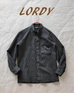 LORDY ヴィンテージ ストライプシャツ M