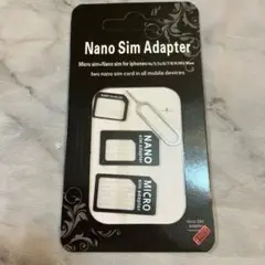 mobee Nano SIM MicroSIM 変換アダプタ 3点セット