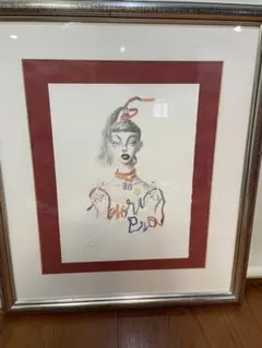 金子國義 真作リトグラフ　お嬢さん「エリザベス」 m55183970141_1.jpg?1673937908