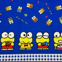 kp18. ケロケロケロッピー総柄プリント生地