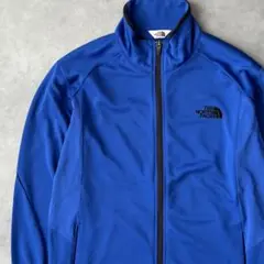 13747 THE NORTH FACE 刺繍ロゴ ジャージ 青色