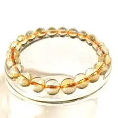 【黄水晶】9mm玉 シトリン ブレスレット(ΦωΦ)加熱✨