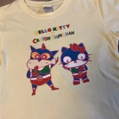 ハローキティ、しんちゃんコラボTシャツ　M
