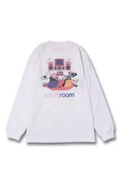 Lサイズvaltroom × nqrse L/S TEE / WHITE