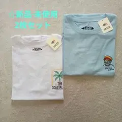☆新品·未使用　SALTS Tシャツ 2枚セット ホワイト・ライトブルー