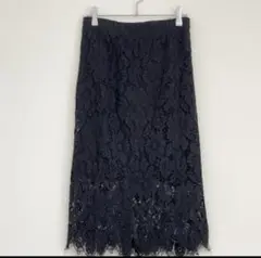 ZARA レーススカート　ブラック　XS