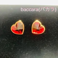 バカラ ピアス 箱付き ハート スター