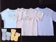 ユニクロ すみっコぐらし PAUL & JOE Tシャツ 100cm 3枚セット