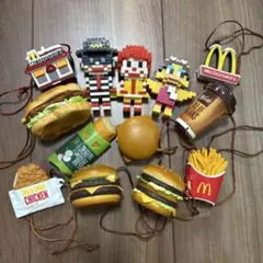 マクドナルド ナノブロック・フードキーホルダー