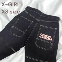 X-girl CONTRAST STITCH DENIM PANTS デニム