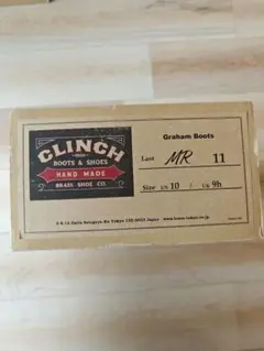 CLINCHクリンチ ゲイリーブーツ Garyboots CN-S9.5 箱付き Clinch Boots Gary Boots - Brown Overdyed Horsebutt - CN-S