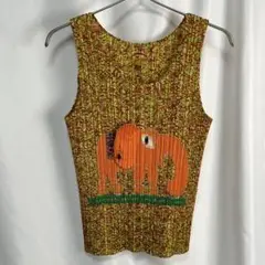 【極美品】2006 PLEATS PLEASE 象 ギミック タンクトップ