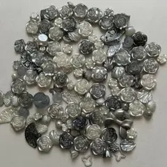 デコレーションパーツ　シルバー　まとめ売り