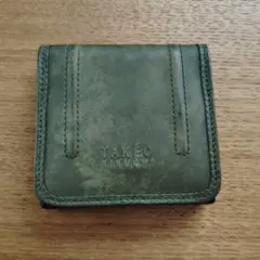 【未使用品】TAKEO KIKUCHI グリーン コインケース