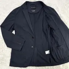 【未使用級】洗える ストレッチ伸縮 シアサッカー グローバルワーク ジャケット