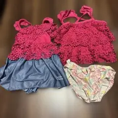 女の子　水着セット　110センチ