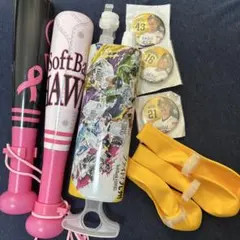 ホークスセット ジェット風船 缶バッジ 応援バット