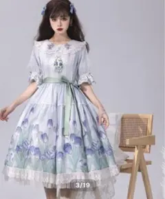 NyaNya ロリータ チューリップ ワンピース