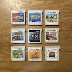 ニンテンドー3DS ゲームソフトセット 9本セット