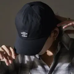 美品 アンブロ キャップ umbro ブラック