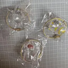 毛玉入れ　　ノーマルシャム模様ねこ　3個セット　毛玉入れに◎ no.30