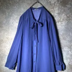 【ヴィンテージ】春色シフォンワンピース used 古着 ZAS5