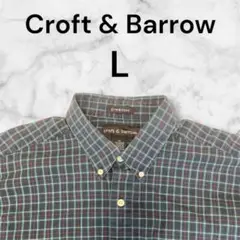 CROFT & BARROW クロフトアンドバロー の長袖シャツです L