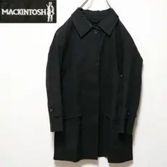 【匿名配送】 マッキントッシュ スコットランド製 ゴム引き ステンカラー コート