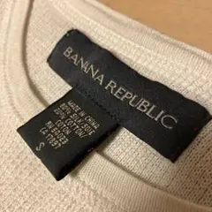 00s BANANA REPUBLIC シルク 長袖サーマル S