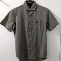 FRED PERRY 半袖シャツ S ブラウン