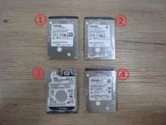 【2.5インチHDD 500GB】4個セット