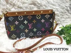 【美品】LOUIS VUITTON マルチカラー ポシェット ハンドバック