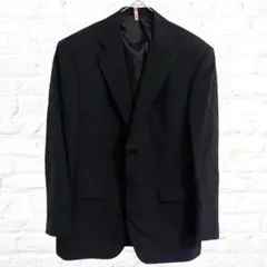 FARAGO ラペルネック テーラードジャケット パワーショルダー ストライプ