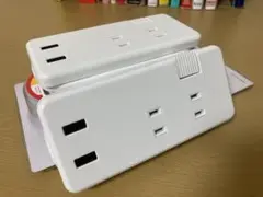 【新品2点セット/Elecom】USBポート/USBハブ/USBタップ