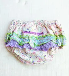 ANNA SUI mini 花柄　フリル　パンツ　ブルマ　ベビー　赤ちゃん　夏