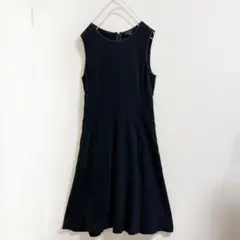 セオリー　ワンピース　ブラック　ノースリーブ　黒　シンプル