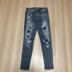 AMERICAN EAGLE ダメージ　スキニー　デニム　ジェギング　2