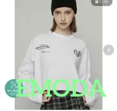 EMODA マークユニットロングTシャツ 完売品 白