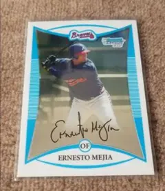元埼玉西武 エルネスト メヒア Ernesto Meja 直筆サインカード