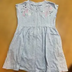 刺繍入り半袖ワンピース 120K