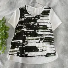 【美品】LINO K.T KIYOKO TAKASEの半袖カットソー　リネン素材