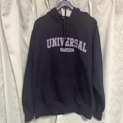UNIVERSAL STUDIOS ブラック パーカー xl