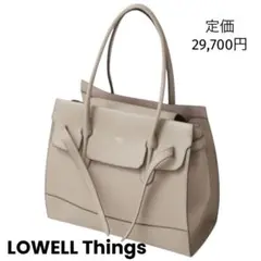 【タグき✨】LOWELL Things Legacy レザーオープントート L