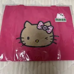 マッシュストア　キティちゃんコラボ　トートバッグ　ノベルティ　日焼けキティ