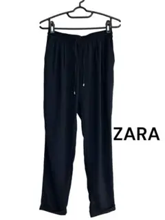 ZARA BASIC ネイビー イージーパンツ ウエストゴム Sサイズ