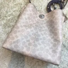 未使用級 コーチ チャーリー バケット 19 ショルダーバッグ 2way