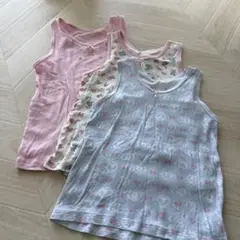 ELFINDOLL ノースリーブタンクトップ 3枚セット 130