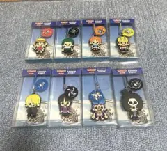 【未開封】ワンピース キャラクター ラバーストラップ 8個セット