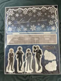 進撃の巨人×ドンキコラボ 描き下ろしアクリルジオラマ winter ver.