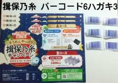 そうめんやっぱり 揖保乃糸 キャンペーン バーコード6枚 ハガキ3枚☆懸賞応募